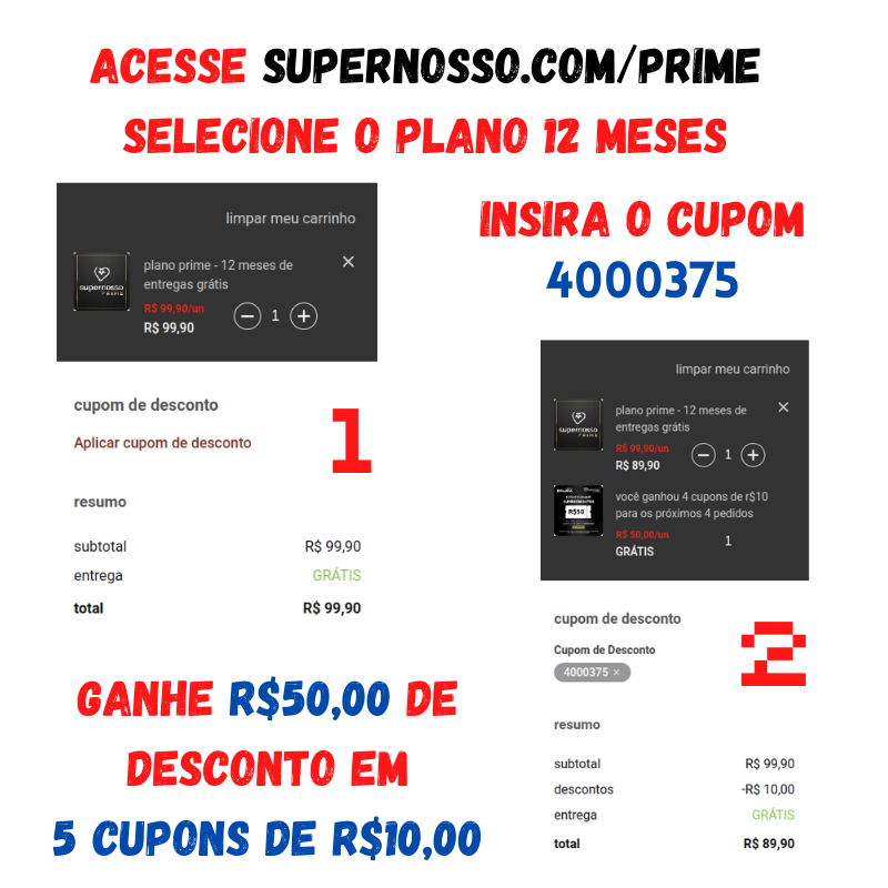 super nosso prime vale a pena passos